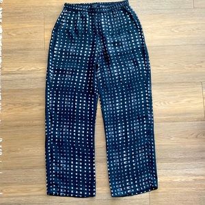 nwot Dressori Wide Leg Silk Blend Pants Sz M